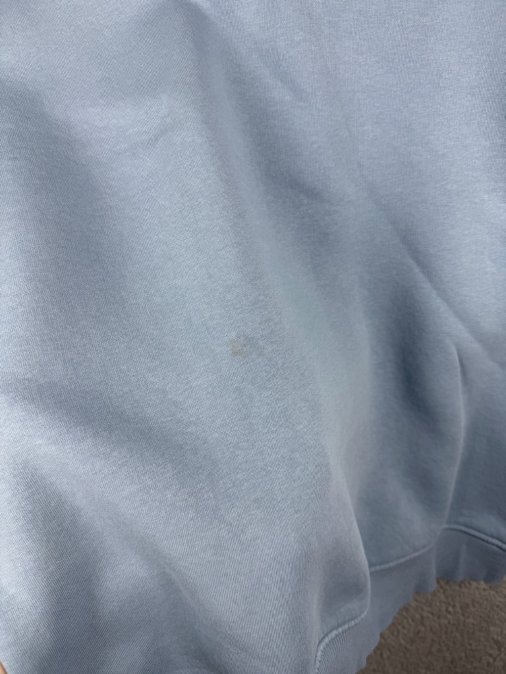 alo Accolade Crew Neck Blue Pullover Sz L (FLAWS) - Picture 13 of 16